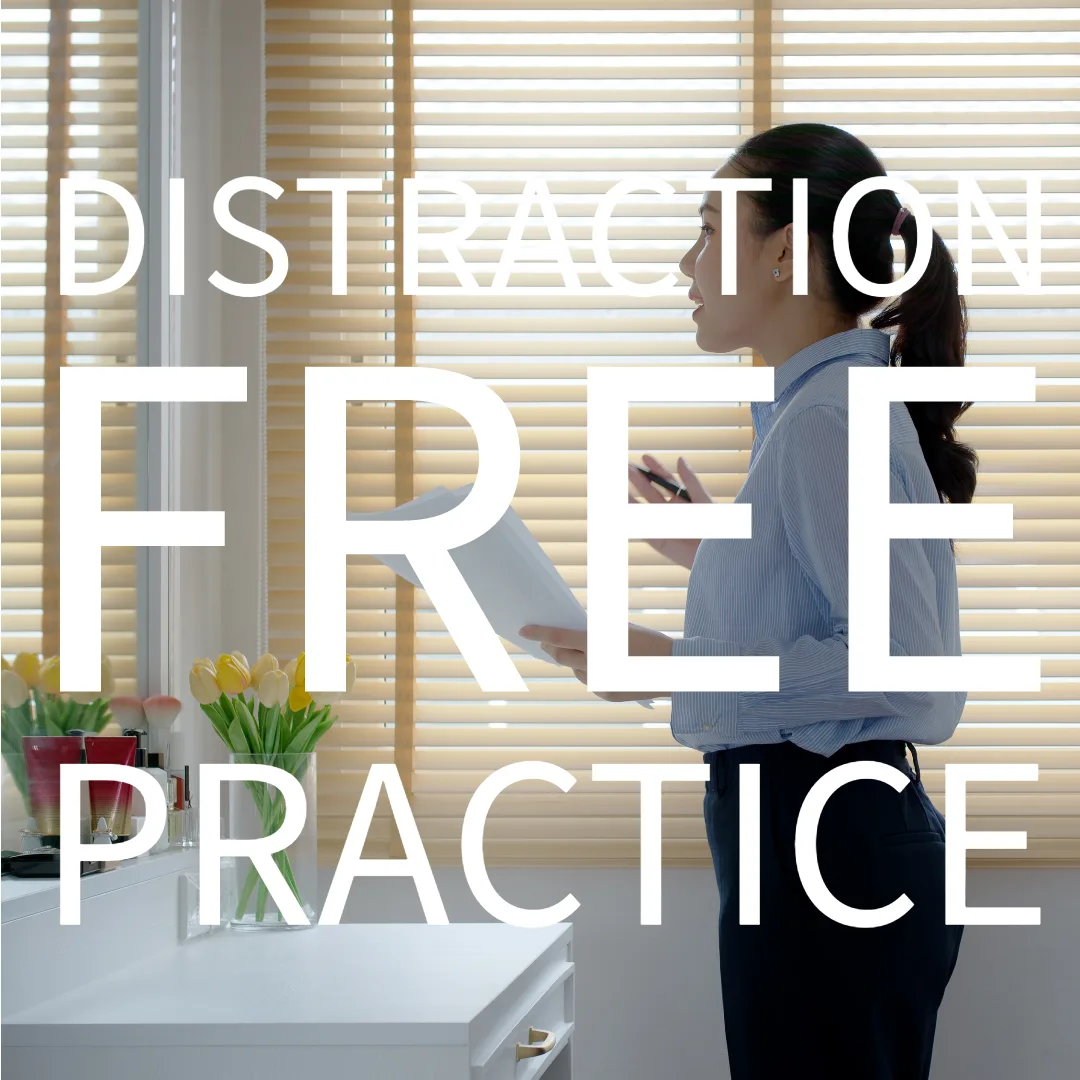 Remove The Distractions: Effective Practice