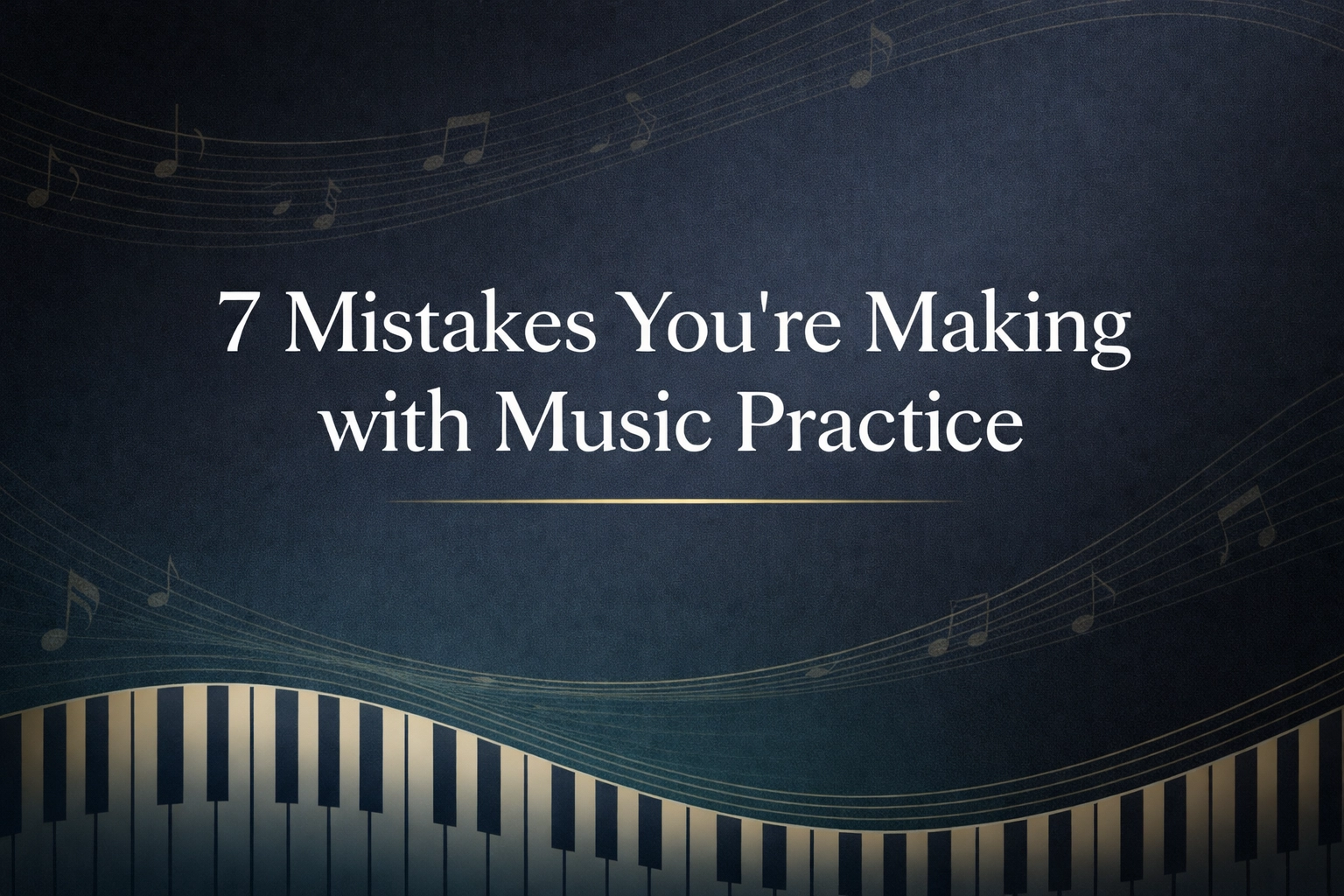 7 Mistakes You’re Making with Music Practice (And How to Fix Them)